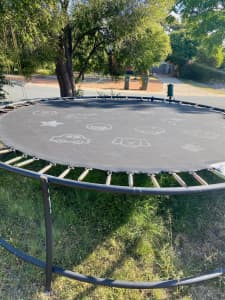 Large round trampoline
