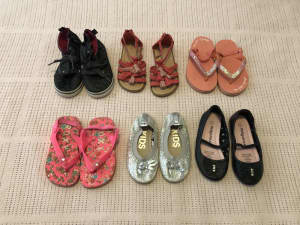 Toddler Girls Size 6 -7 shoe bundle