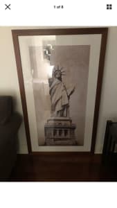 Freedom print Statue of Liberty xlarge size 145cmL x 86cmW