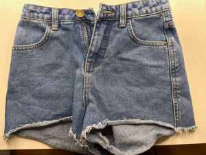 Size 10 Girls Billabong Denim Shorts