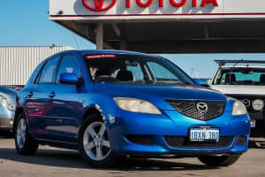 2005 Mazda 3 BK10F1 Maxx Blue 5 Speed Manual Hatchback