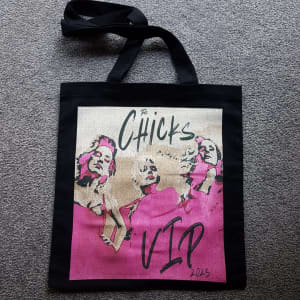The Chicks VIP tote bag, key ring, lanyard