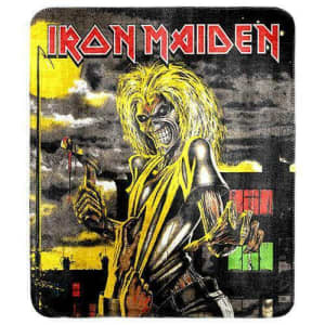 Iron Maiden The Killers Throw Rug Fleece Blanket Licensed Music Band