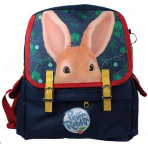 Peter Rabbit Badge Collector Buckle Backpack Kids School Travel Bag
