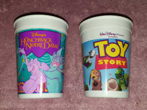 2 x Disney Plastic Cups