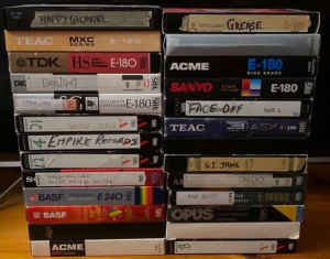 Wanted: WANTED - Used TV Recorded VHS Video Tapes