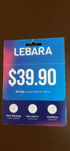 Lebara prepaid SIM card