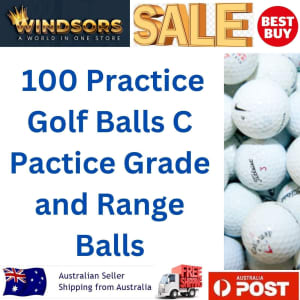 100 Used Golf Balls 100 Practice Golf Balls Grade C Range Golf balls 