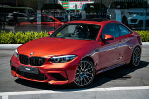 2019 BMW M2 F87 LCI Competition M-DCT Pure Orange 7 Speed Sports Automatic Dual Clutch Coupe