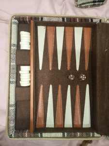 Portable Backgammon set