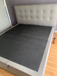King mattress with wider storage