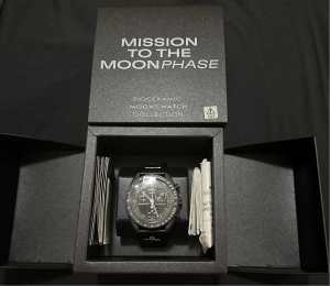 Mission to the Moonphase Swatch Snoopy collab watch for sale