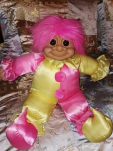 1990s Vintage Russ (Jumbo) Troll Doll