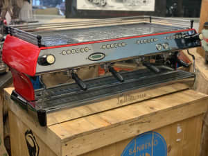 LA MARZOCCO FB80 4 GROUP GLOSS RED ESPRESSO COFFEE MACHINE CUSTOM
