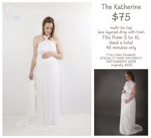 KATHERINE by Eden Elizabeth - Maternity Photography Gowns / Dresses