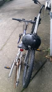 Two bikes helmet for repair or parts cheap negotiable 