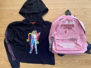 Stranger Things - backpack & hoodie top