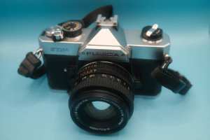 2 x 35mm Cameras and accessories Canon AV-1 & Fujica STX-1