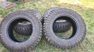 Set of 4 tyres, 33x12.5r18LT Kenda Klever R/Ts