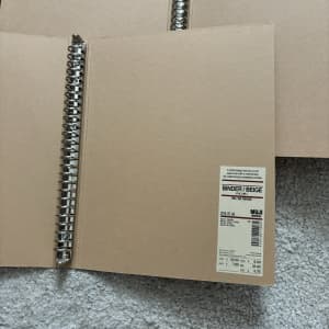 Muji ring binders with dividers and matching paper Bondi Junction