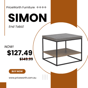 FOR SALE 15% OFF!!! SIMON END TABLE - ORDER NOW!!!