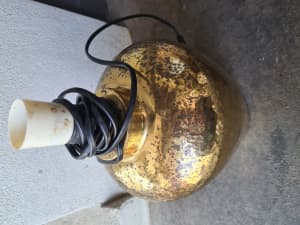 Gold lamp bases