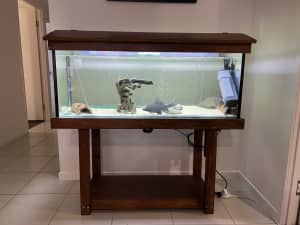 4 FT FISH TANK & STAND NEED GONE THIS WEEKEND 