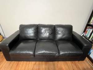 3 seat leather sofa for sale