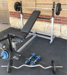Bench Press Gym Set *DELIVERY INCLUDED*