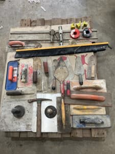 Concrete and plastering tools