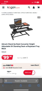 Advwin Stand Up Desk