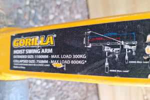 Hoist Arm Gorrilla brand 