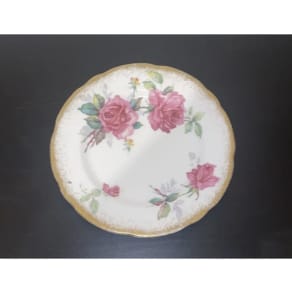 Berkeley Rose Royal Stafford Floral Plate Art Pottery Ceramic