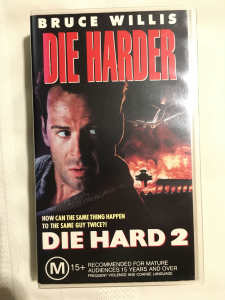 Die Hard 2 (1990) VHS - Bruce Willis - Action
