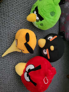 Angry birds cushions x 4
