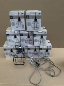 9x pendant lights plug in lamp ceiling lights no bulbs ready to use