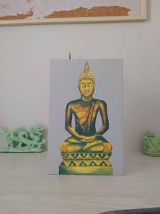 Pick Up Coomera - Buddha Canvas Painting 40x28cm (NO HOLDS) ***listed