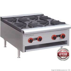 Gas Cook top 4 burner with Flame Failure - RB-4E (LPG & Natural Gas)