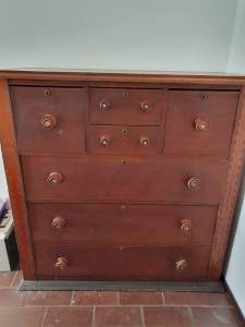 Antique dresser draws