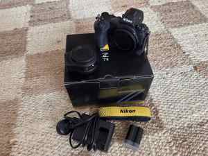 Nikon Z7ii Body FTZ II mount adaptor - box and all accessorises