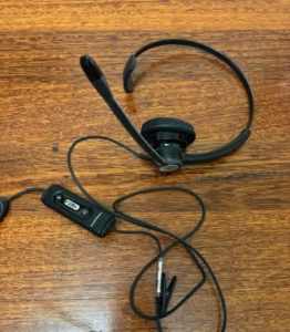 Plantronics Headphones & Case (In New Condition)