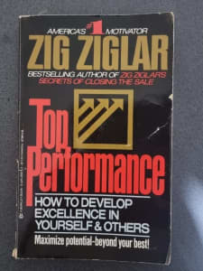 ZIg Ziglar Top Performance Excellence Potential - Used Book