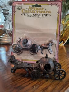 Metal Horse & Carriage Pencil Sharpeners 