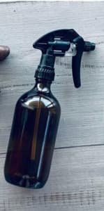 500ml Amber Glass Bottle with Standard Trigger Spray