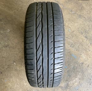 205/55R16 - 1 used tyre BRIDGESTONE TURANZA ER300 RUN FLAT 90% Tread