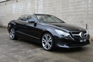 2013 Mercedes-Benz E-Class A207 MY13 E250 7G-Tronic + Black 7 Speed Sports Automatic Cabriolet