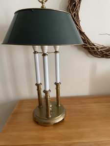 Brass French Empire lamp . $310