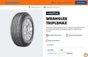 OFFERS NEW GOODYEAR WRANGLER TRIPLEMAX TYRE & ALLOY