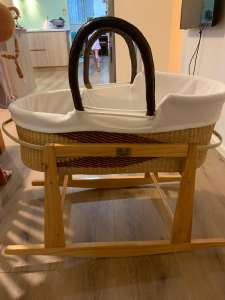 Baby Bassinet - Moses cane basket (The Young Folk Collective)