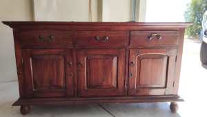 Solid Stained Buffet, great condition, need gone today. 